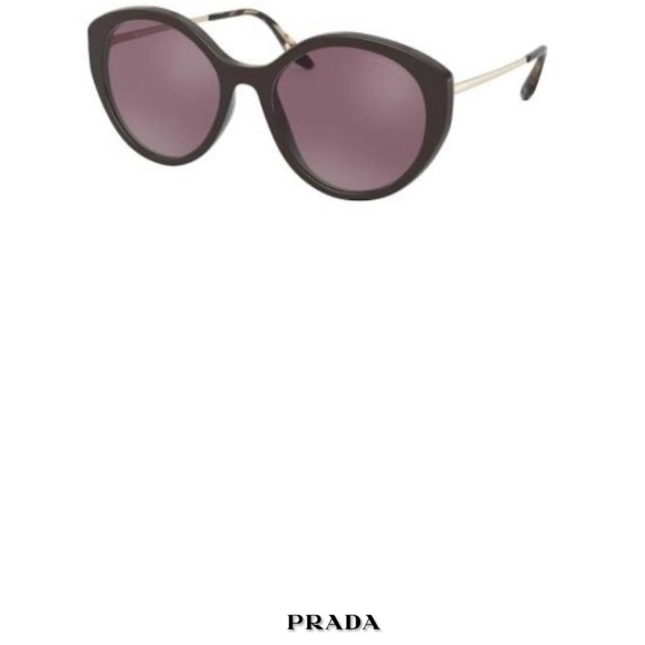 🕶️🔥NWOT Prada PR 18XS 2021 Round Polarized Sunglasses🔥🕶️ - Picture 2 of 8